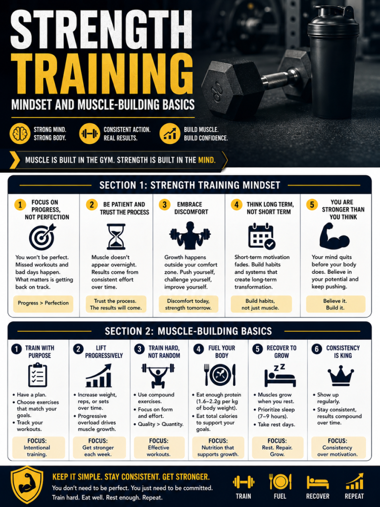 Strength Training Mindset and Muscle-Building Basics