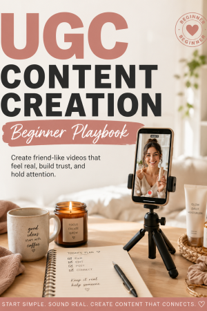 UGC Content Creation: Beginner Playbook