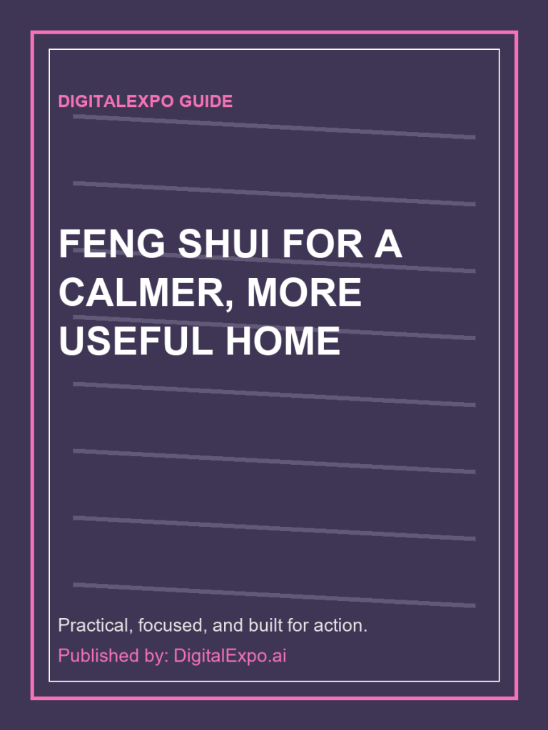 Feng Shui for a Calmer, More Useful Home