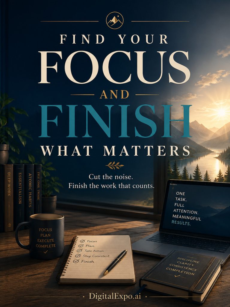 Find Your Focus and Finish What Matters