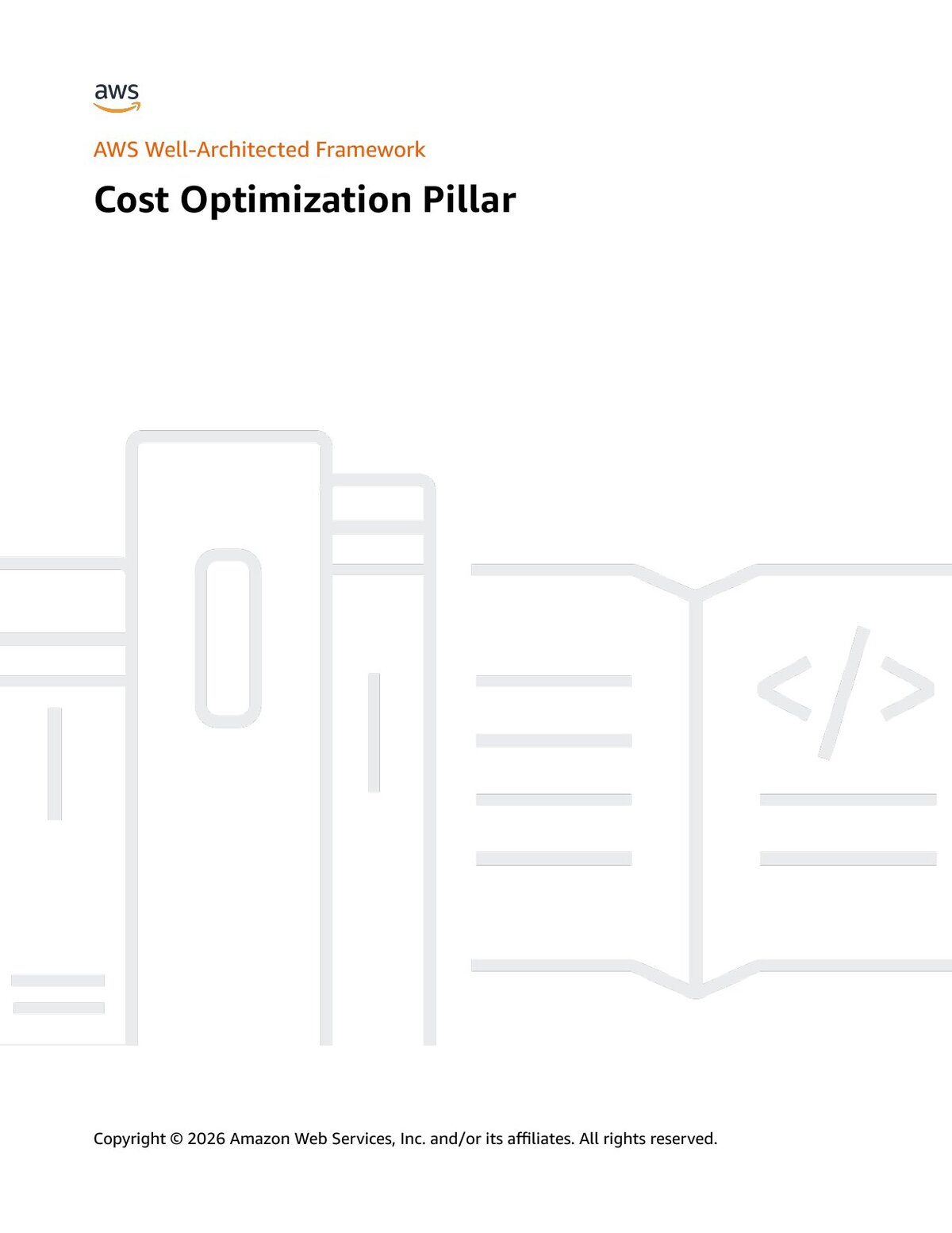 AWS Well-Architected — Cost Optimization Pillar