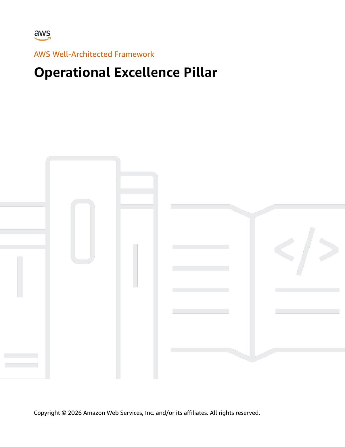 AWS Well-Architected — Operational Excellence Pillar